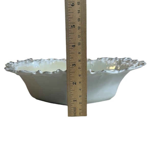 Antique Bowl RS Prussia Floral Pink Rose Gold Trim 10.5” Ornate Decorative Fruit - Picture 6 of 7